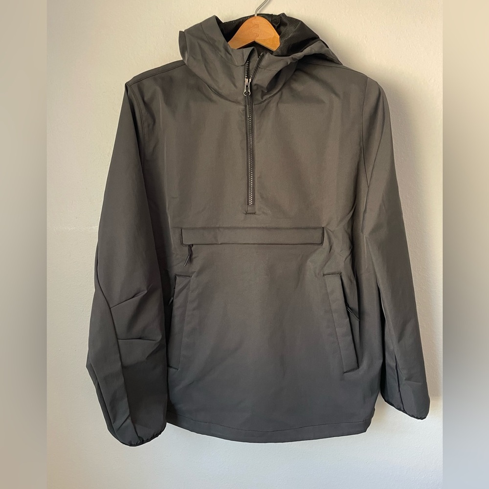 NWT Men’s Nike Golf Un Scripted Repel Anorak Windbreaker Jacket, Medium, Black